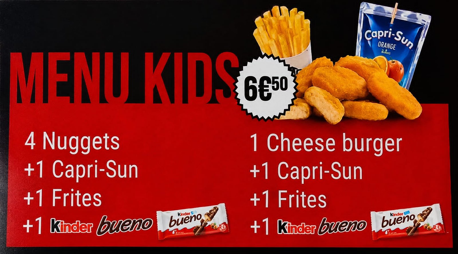 Menu Kids